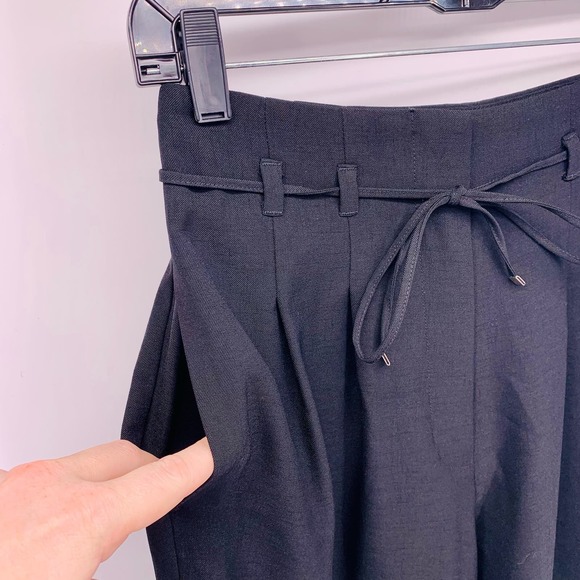 H&M Tie Front Work Pants Womens Size 4 - Picture 5 of 9